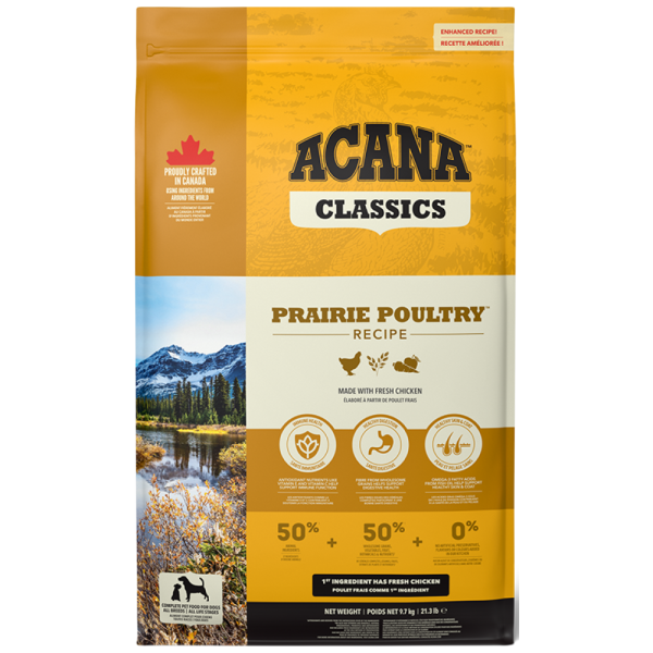 Acana Classic Prairie Poultry Dog Dry Food (All Breeds and Ages) Online now