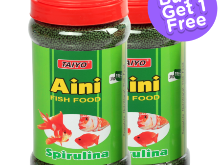 Taiyo Aini Spirulina Fish Food (Buy 1 Get 1) (Limited Shelf Life) Hot on Sale