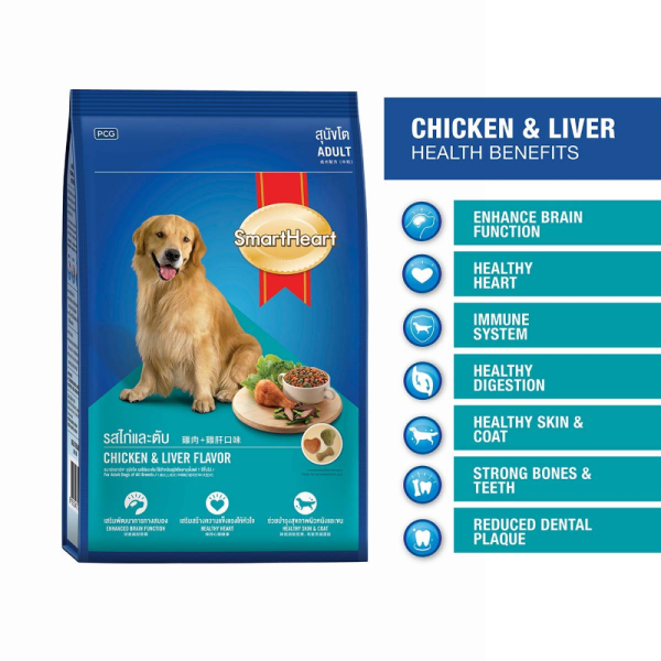 SmartHeart Chicken & Liver Adult Dog Dry Food Cheap