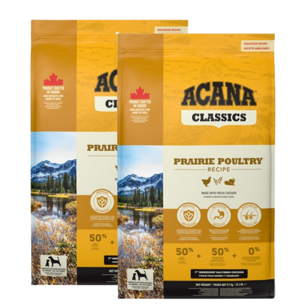 Acana Classic Prairie Poultry Dog Dry Food (All Breeds and Ages) Online now