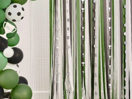 Ginger Ray Paper Streamer Football Party Backdrop For Sale