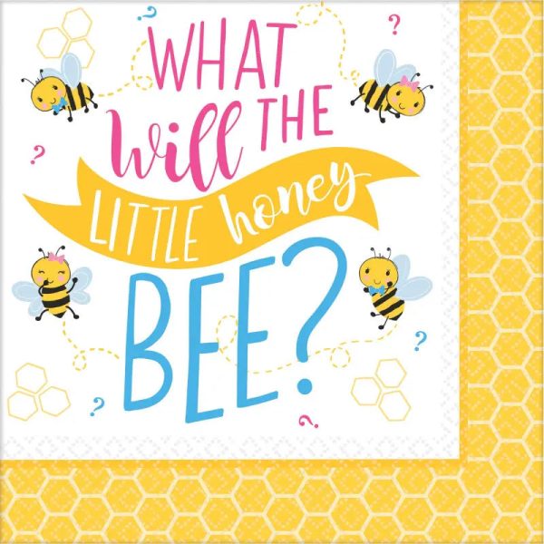 What Will It Bee? Napkins - Lunch 16 Pkt Online now