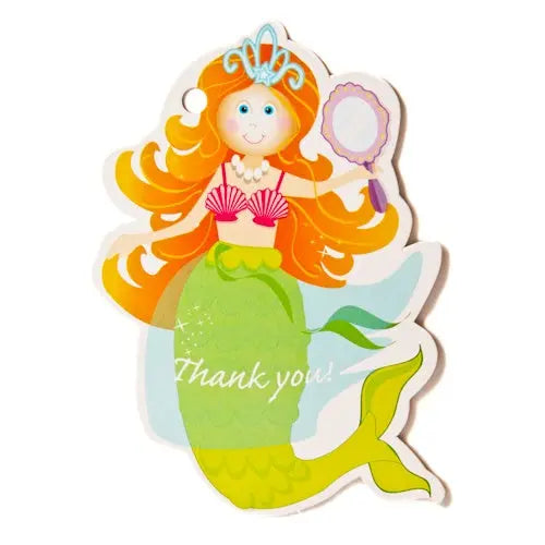 Jazabaloo Thank You Tags - Magical Mermaid - CLEARANCE For Discount