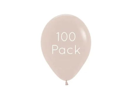 White Sand Mini Balloons - 100 Pkt For Discount