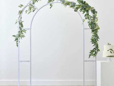 Ginger Ray White Metal Frame Arch For Sale