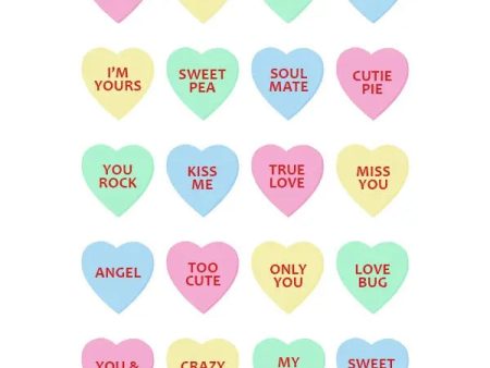 Conversation Candy Hearts Edible Icons Online Sale