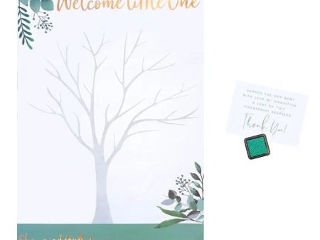 Baby Shower Fingerprint Tree Keepsake Online