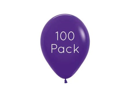 Violet Mini Balloons - 100 Pkt Discount