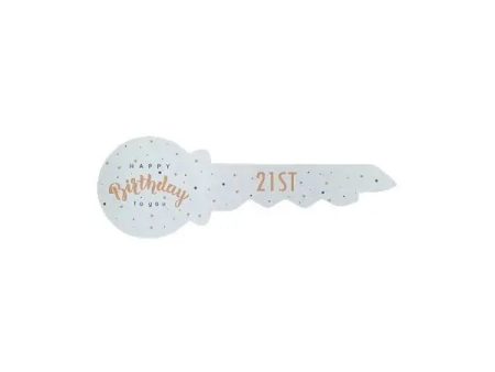 Jumbo 21st Key - White Hot on Sale