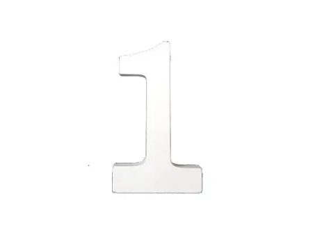 White Wooden Number 1 Centrepiece Hot on Sale