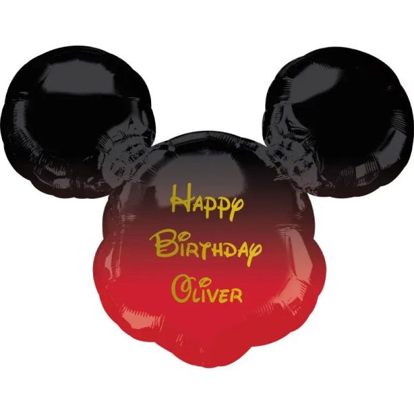 Personalised Mickey Mouse Ombre Balloon Online