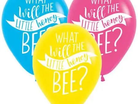 What Will It Bee? Balloons - Pack of 15 Hot on Sale