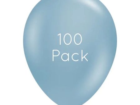 Blue Slate Balloons - 100 Pkt Online now