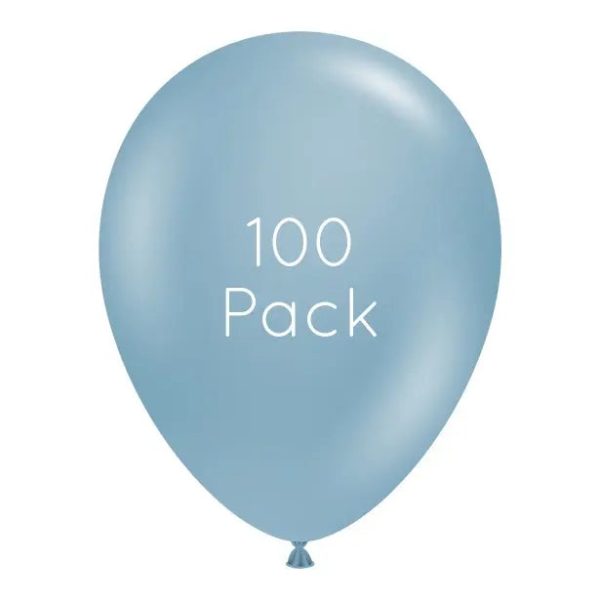 Blue Slate Balloons - 100 Pkt Online now