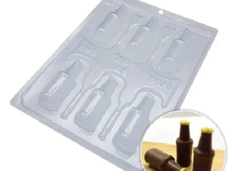 Mini Beer Bottles Plastic Candy Mould #9875 Discount