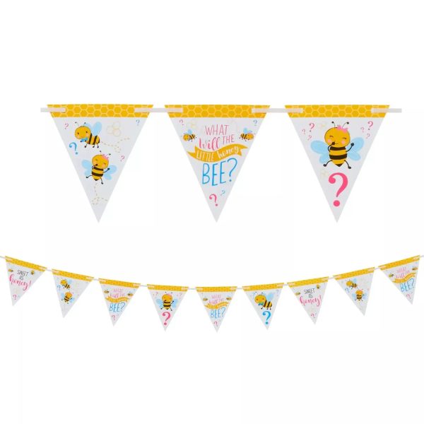 What Will It Bee? Pennant Banner Hot on Sale