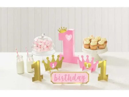 Pink 1st Birthday Table Decorating Kit Online