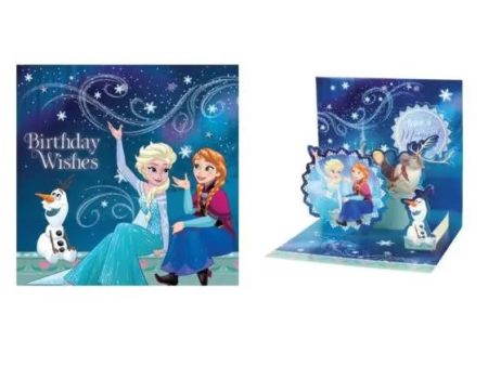 Frozen Trio Birthday Card - Paper Pop up Card Online now