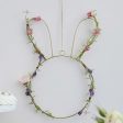 Ginger Ray Contemporary Easter Bunny Wreath with Foliage Fashion