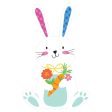 Easter Bunny & Carrot Cutout on Sale