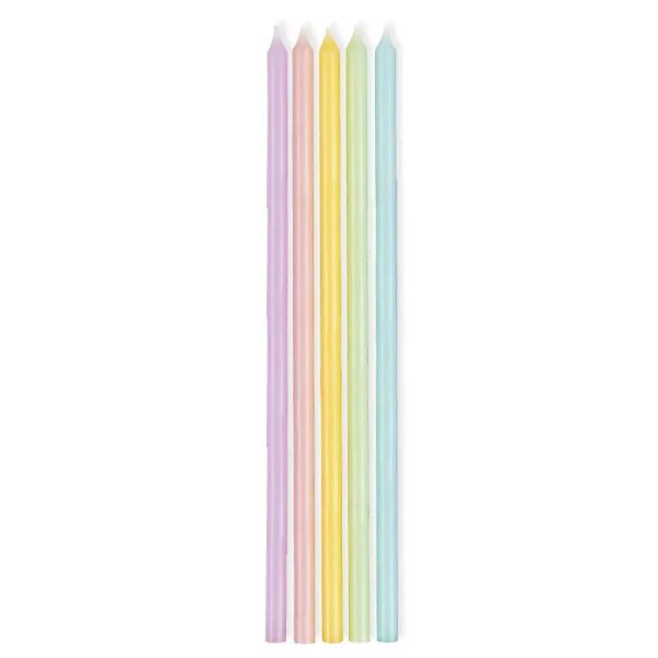 Pastel Taper Candles - 10 Pkt Fashion