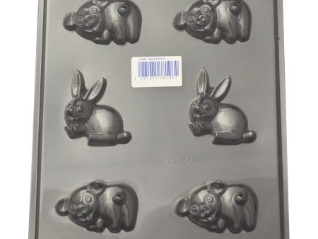 Pig & Rabbit Mould #35 Discount