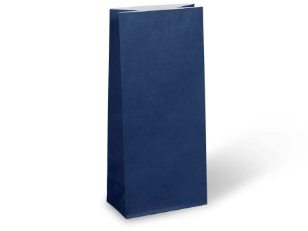 Earth Collection Navy Paper Party Bag 22cm x 10cm - Individual Online