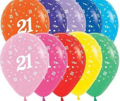 21st Birthday Balloon Hot on Sale