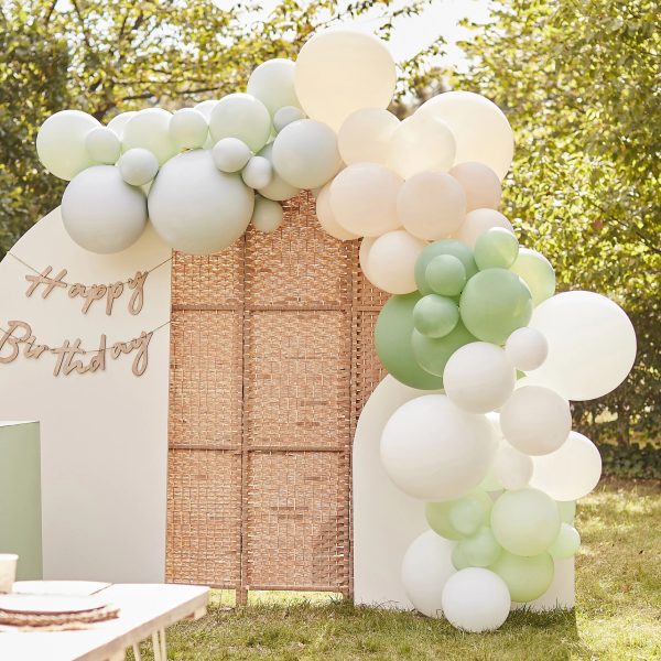 Ginger Ray Sage Nude & White Balloon Arch Kit Online now