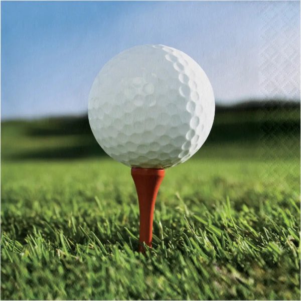 Golf Fanatic Napkins - Lunch 18 Pkt Supply