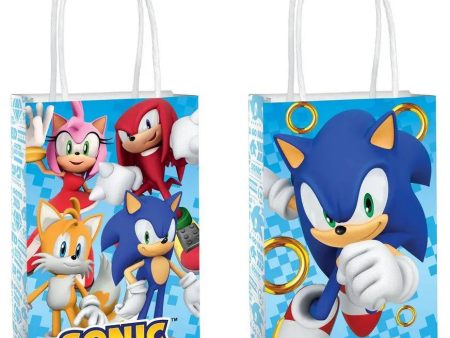 Sonic the Hedgehog Paper Party Bags - 8 Pkt For Discount