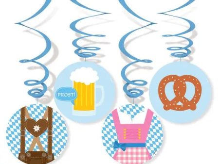 Oktoberfest Hanging Swirl Decorations For Discount