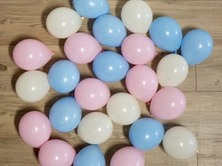 Gender Reveal Mini Balloons - 25 Pkt Hot on Sale