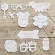 Ginger Ray Baby in Bloom Floral Baby Shower Photo Booth Props Sale