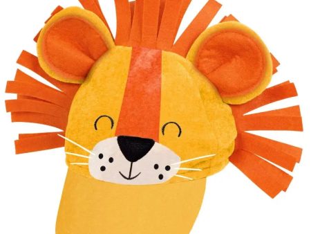 Get Wild Jungle Lion Deluxe Fabric Hat For Sale