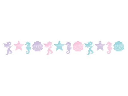 Mermaid Shine Shaped Banner Sale