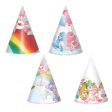 Care Bears Mini Party Hats - 8 Pkt Supply