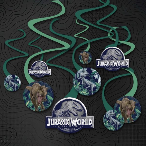 Jurassic Into the Wild Hanging Swirl Decorations Discount