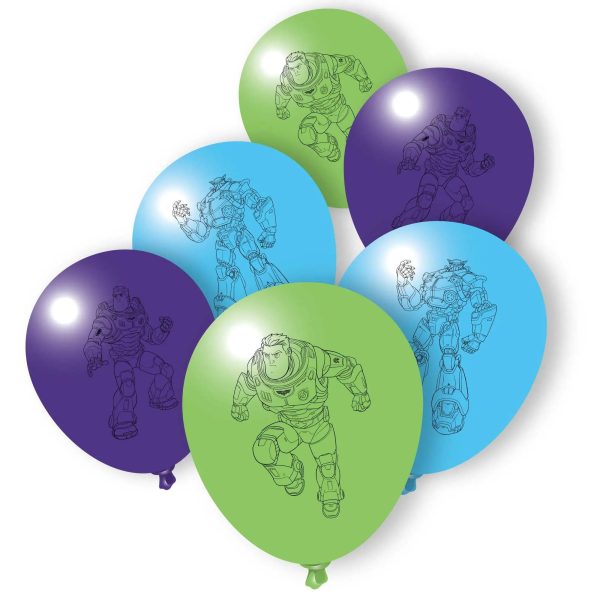 Buzz Lightyear Balloons - 6 Pkt on Sale