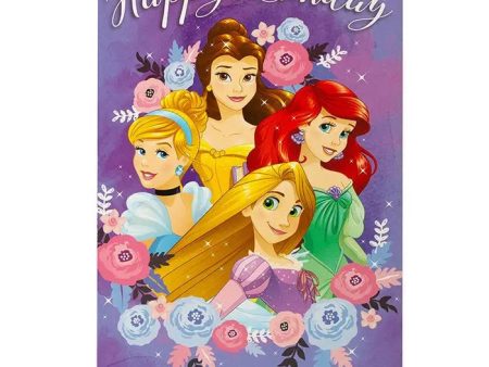 Disney Princess Birthday Card - CLEARANCE Cheap