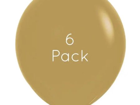 45cm Latte Giant Balloons - 6 Pkt Cheap