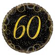 Glitz Gold 60th Birthday Foil Balloon For Cheap