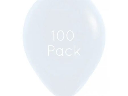 White Balloons - 100 Pkt Online Sale