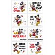 Mickey Mouse Forever Tattoos - 8 Pkt Cheap