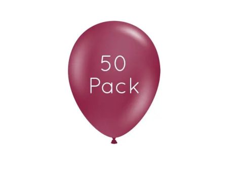 Sangria Mini Balloons - 50 Pkt on Sale