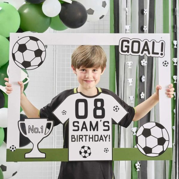 Ginger Ray Customisable Football Party Photo Booth Frame Fashion