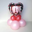 Geometric Love Valentines Mini Balloon Sculpture Fashion