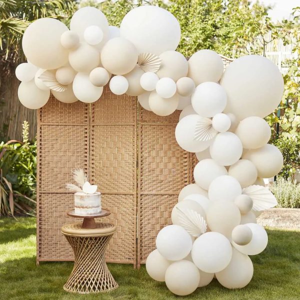 Ginger Ray Nude & White Balloon Arch Kit For Sale