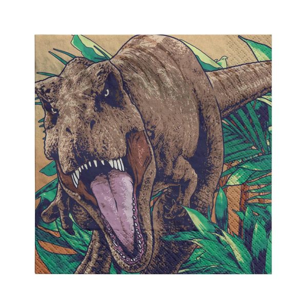 Jurassic Into the Wild Napkins - Lunch 16 Pkt For Sale