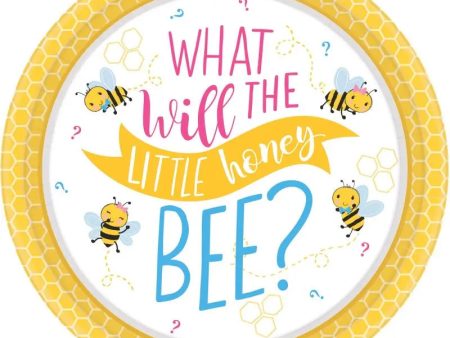 What Will It Bee? Plates - Lunch 8 Pkt Supply